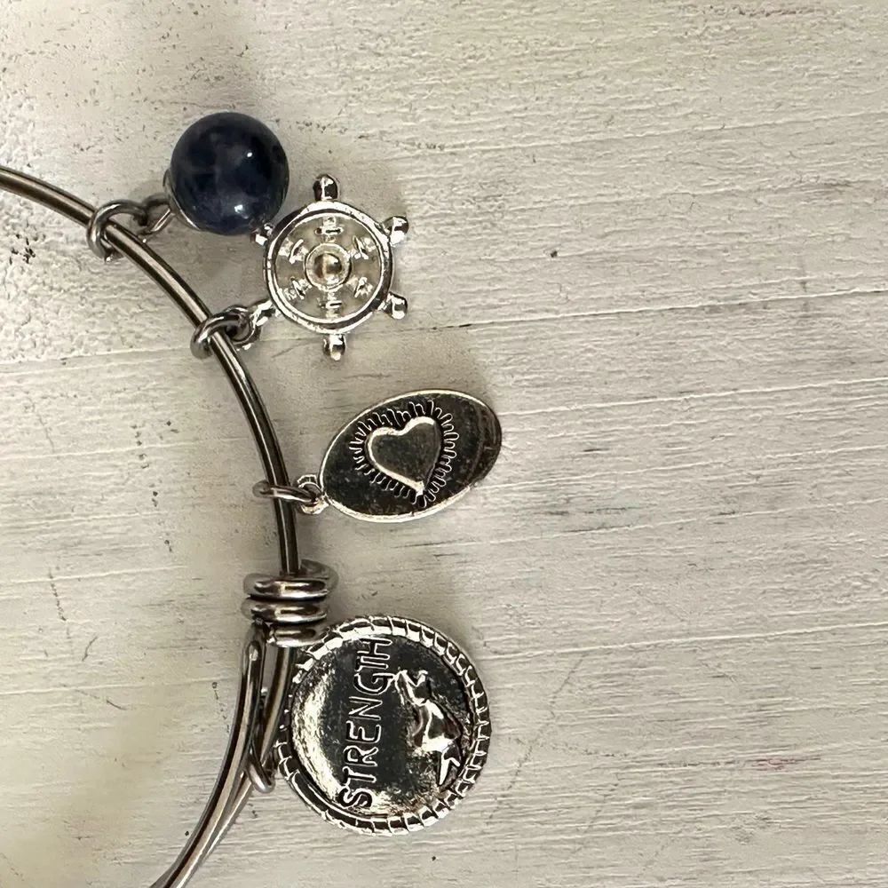 Footnotes Too silver charm bracelet - Picture 3 of 8